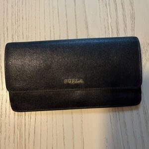 Furla Black Leather Wallet